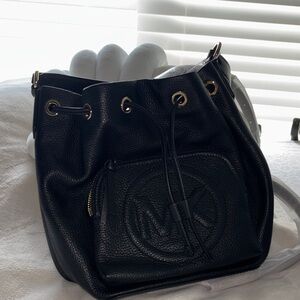 Michael Kors Black Leather Bag